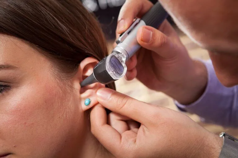 Otoscopy ear examination